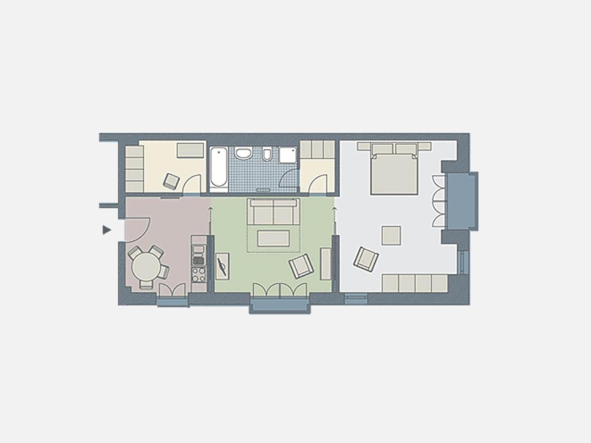 Kaiservillen Heringsdorf - Ferienwohnung Mit 1 Schlafzimmer Und Balkon Dr4 Exteriér fotografie